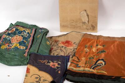 Appraisal: A quantity of Chinese woven pictures early th Century