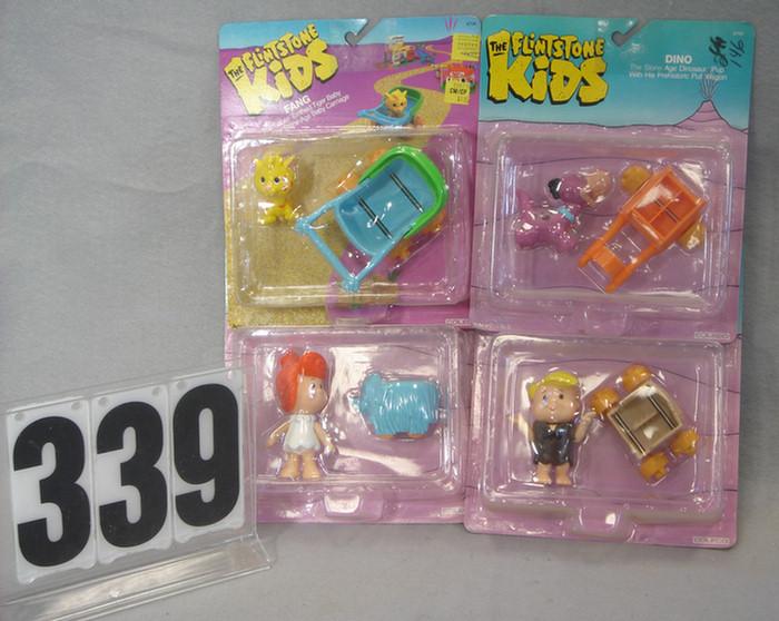 Appraisal: Flintstones Kids figures lot of mint on card Estimate -