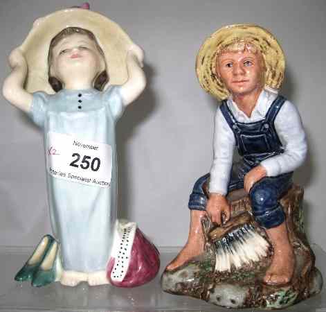 Appraisal: Royal Doulton Figures Tom Sawyer HN and Make Believe HN