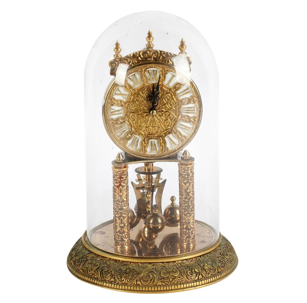 Appraisal: GERMAN ANNIVERSARY CLOCKKundo Kieninger and Obergfell West Germany signed to