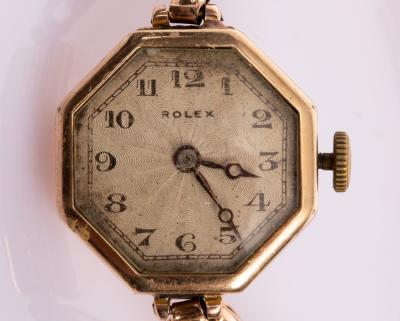 Appraisal: A Rolex manual wind wristwatch circa in ct gold case