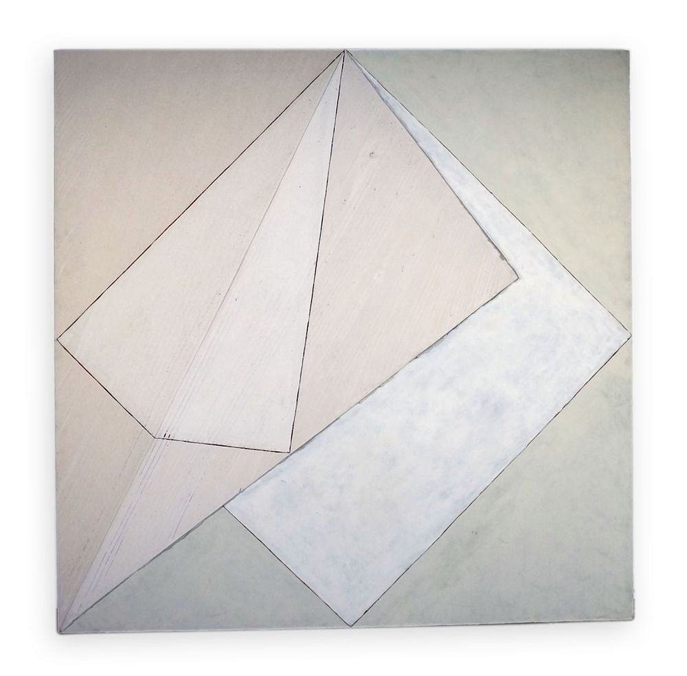 Appraisal: William Fares b American RHOMBUS Painting William Fares born American