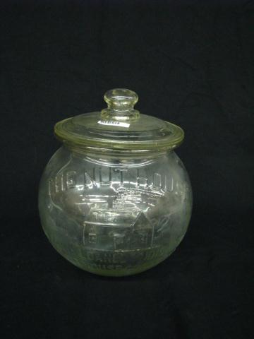 Appraisal: Antique Peanut Jar ''The Nut House'' approximately '' high with