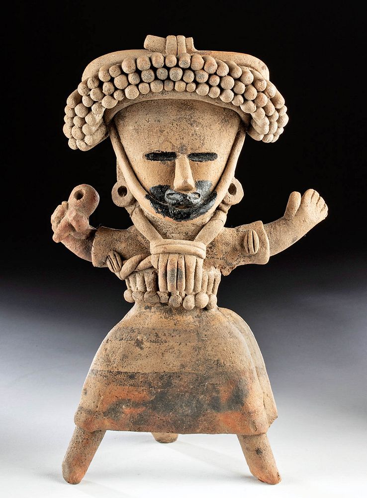 Appraisal: Veracruz Terracotta Female Dancer Whistle Pre-Columbian Gulf Coast Mexico Veracruz