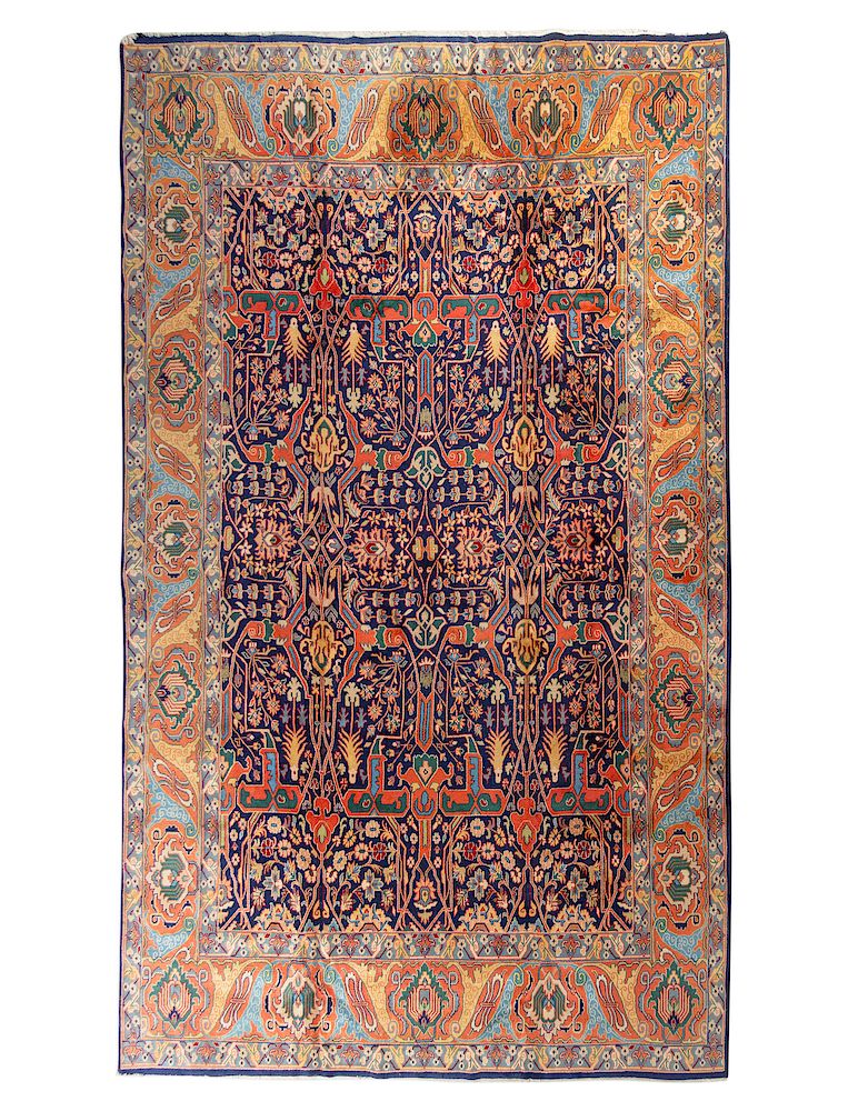 Appraisal: An Indian Wool Rug An Indian Wool Rug Circa s