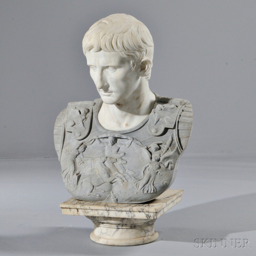 Appraisal: Italian Marble Bust third quarter th century after the antique