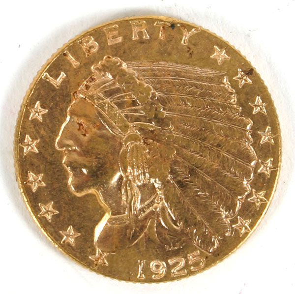 Appraisal: D Indian Head Gold Coin XF-AU