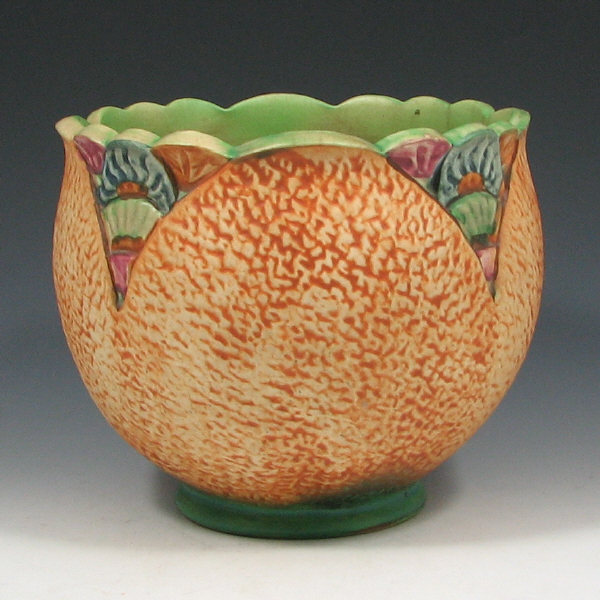 Appraisal: Weller Patra Jardiniere Weller Patra jardiniere Marked Weller Pottery in