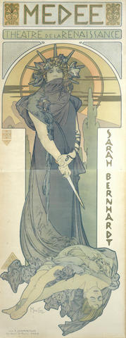 Appraisal: Alphonse Mucha Czechoslovakian - 'M d e' a Lithographic Poster