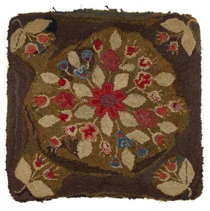 Appraisal: group of four hooked rugs th th century