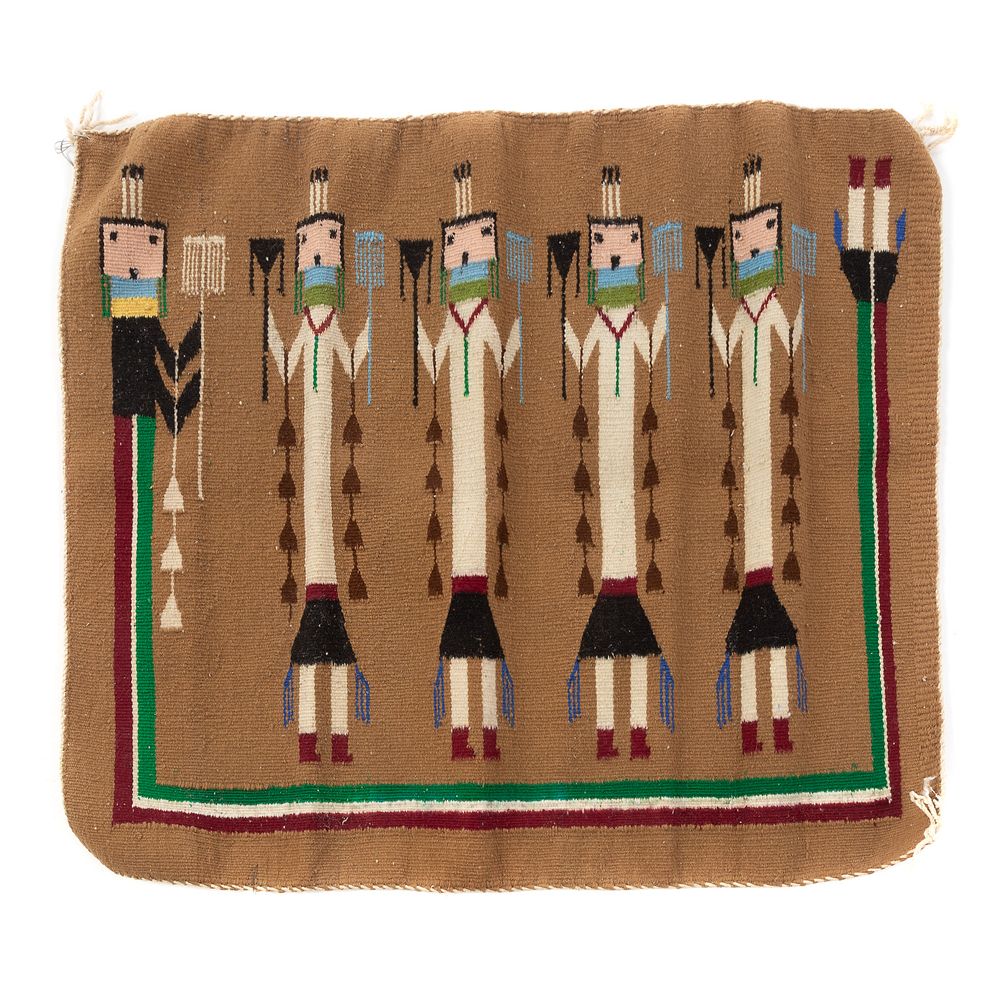 Appraisal: Navajo Story Teller Rug x in From the collection of