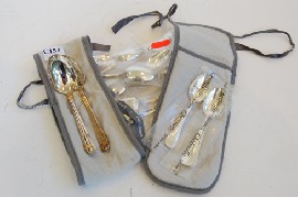 Appraisal: A SET OF CHRISTOFLE PERLES PATTERN DEMI TASSE SPOONS AF