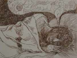 Appraisal: Donald Friend born The Dreamer etching signed 'Donald Friend' lower