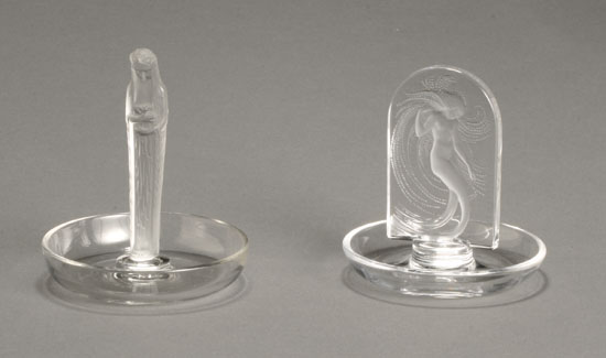 Appraisal: Ren Lalique Frosted and Molded Glass 'Statuette De La Fontaine'