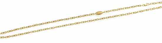 Appraisal: A Karat Yellow Gold Fancy Link Chain Italian consisting of