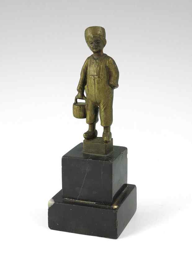 Appraisal: BECK E German th- th Century Dutch Boy Holding a