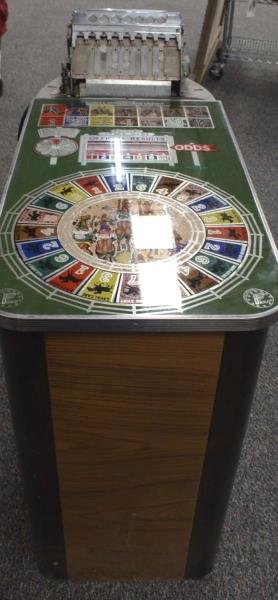 Appraisal: Token-Operated Buckley Track Odds Slot Machine Horse race console machine