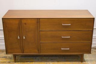 Appraisal: Ramseur Furniture Mid-Century Modern credenza circa - three drawers and