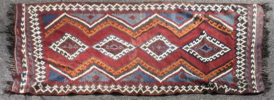 Appraisal: Sale Lot A Caucasian Kilim Wool Rug having four diamond