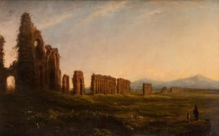 Appraisal: HERMANN DAVID SOLOMON CORRODI ITALIAN - Landscape with the Ruins