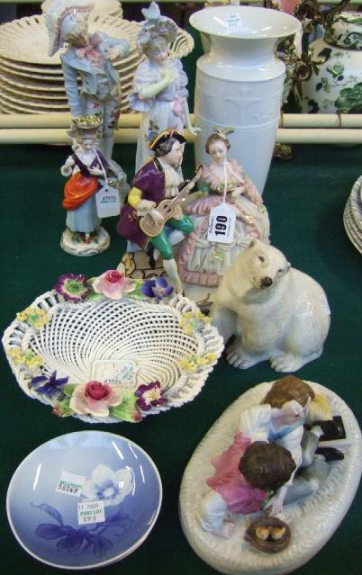 Appraisal: A quantity of ceramics including a Branksome polar bear a