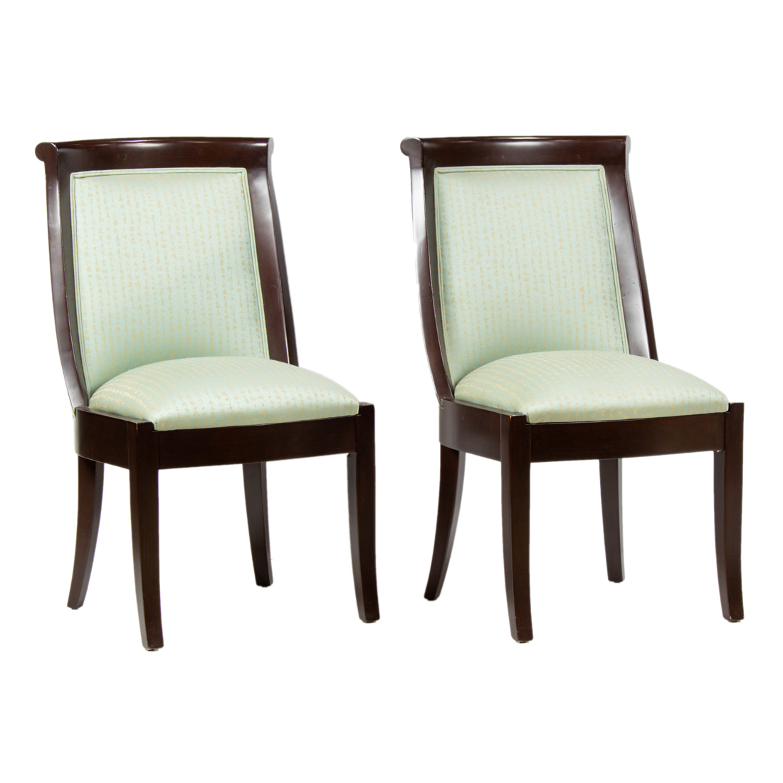 Appraisal: LOT OF SUITE OF CUSTOM DESIGNED DINING CHAIRS lot of