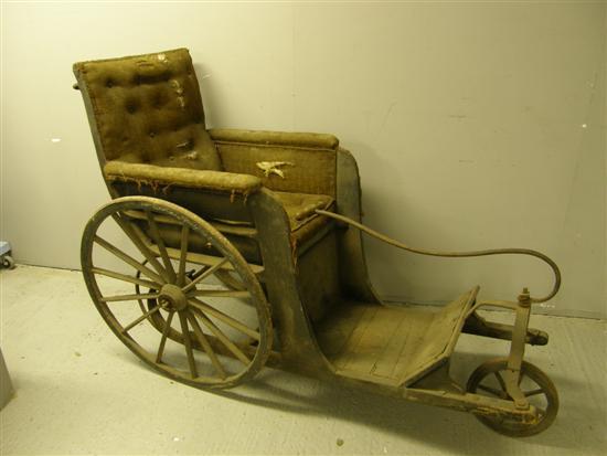 Appraisal: th century Invalid carriage PROVENANCE Brookwood Hospital