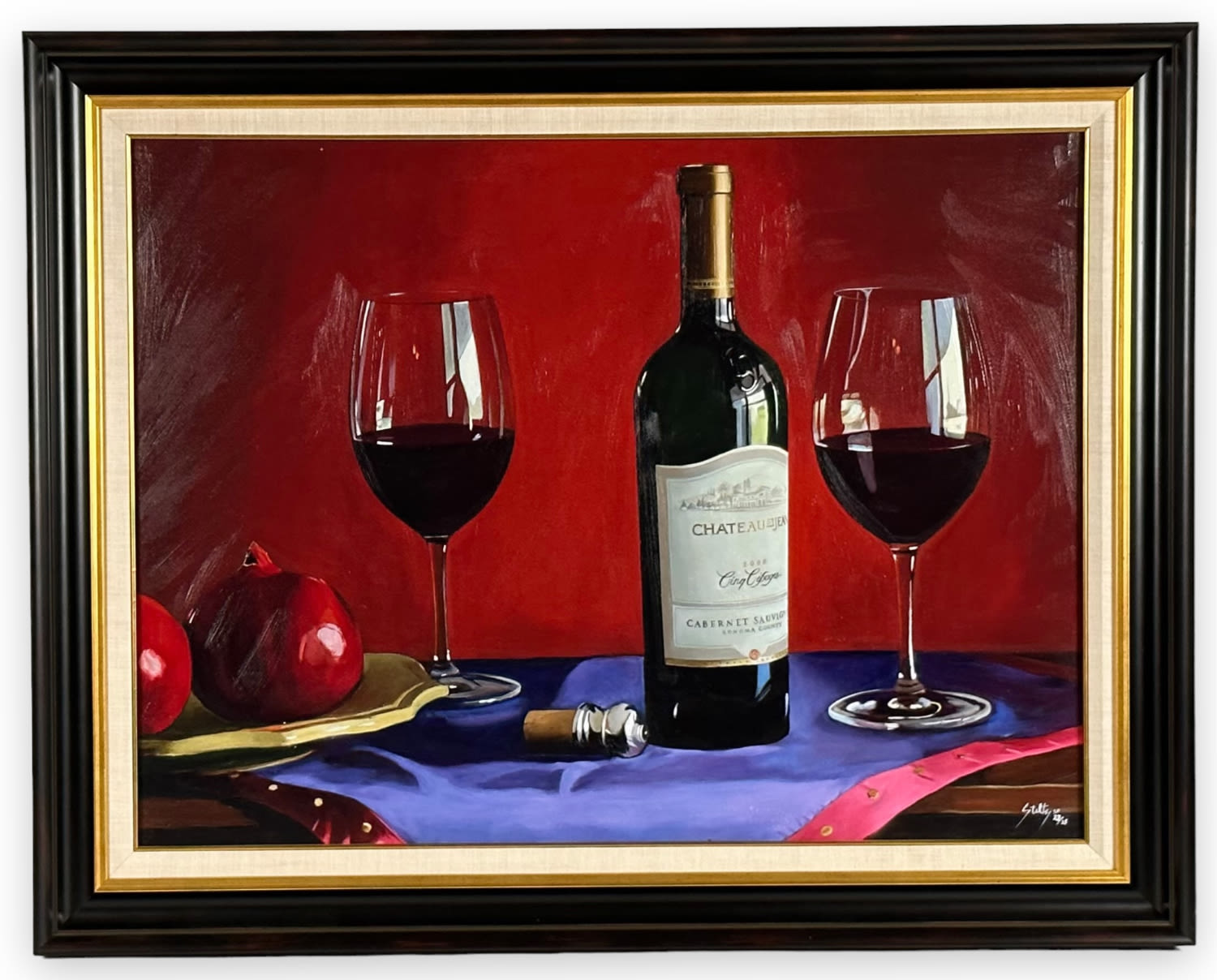 Appraisal: Thomas Stiltz Cinq Cepages GicleeHand signed and numbered SP Hand