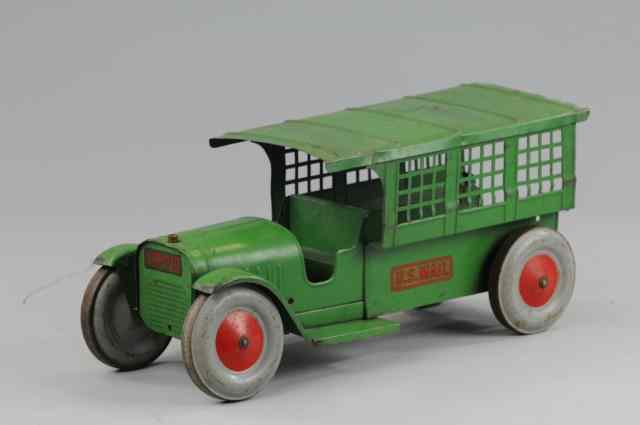 Appraisal: STRUCTO MAIL TRUCK C pressed steel painted in apple green