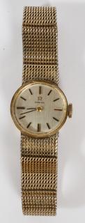 Appraisal: OMEGA KT YELLOW GOLD FILLED LADY'S WRISTWATCH OMEGA KT YELLOW