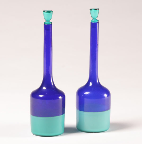 Appraisal: Venini e C designed by Gio Ponti Incalmo blue and