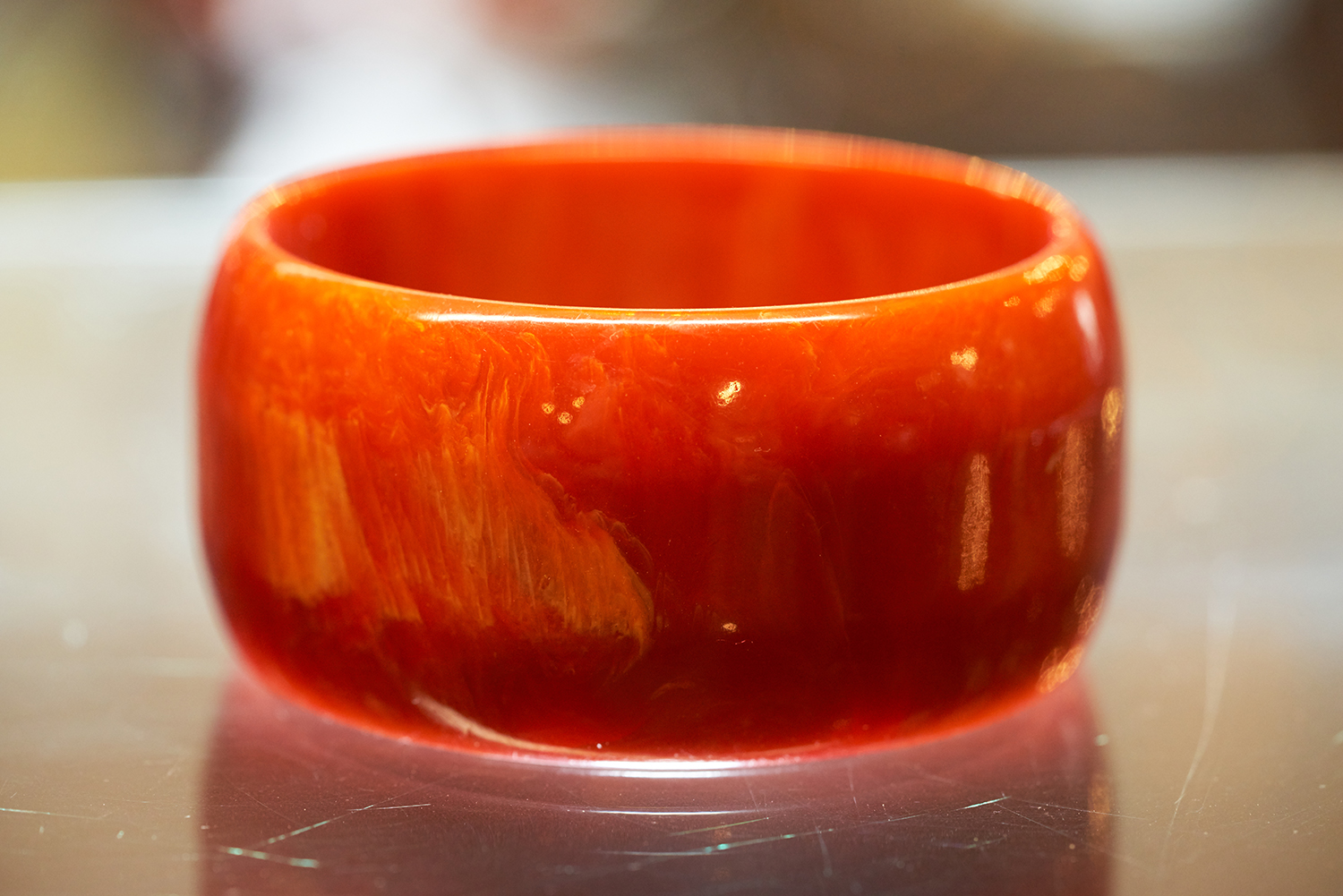 Appraisal: s AMERICAN BAKELITE BANGLE