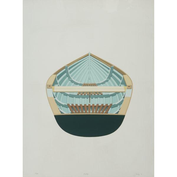 Appraisal: SAM CADY American b Four screenprints Dinghy edition of prints