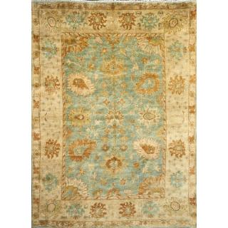 Appraisal: OUSHAK STYLE Contemporary rug BENEDICT STUDIOS Massive table lam BENEDICT