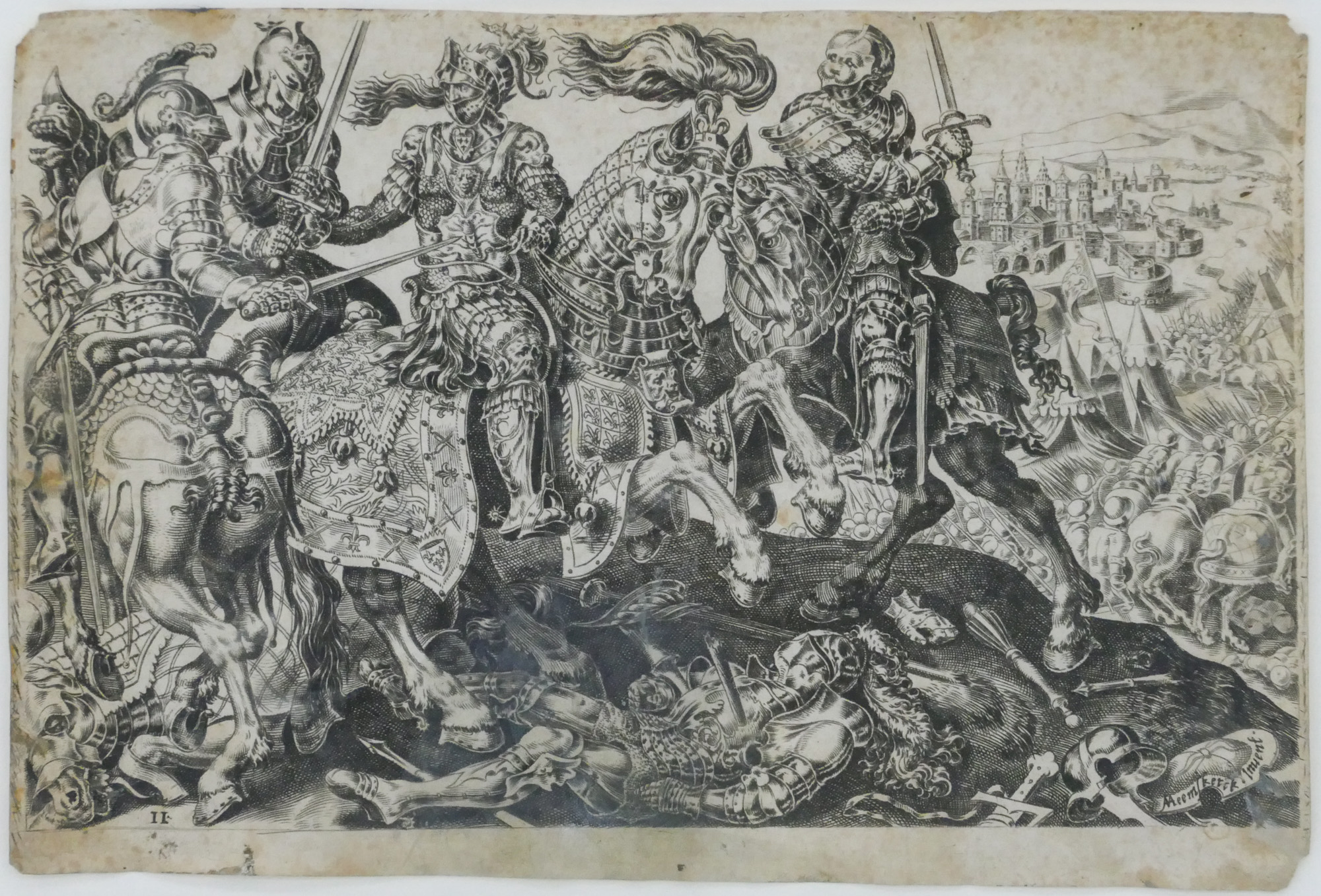 Appraisal: After Maerten Van Heemskerck - Dutch ''Conquest of Tunis'' Victory