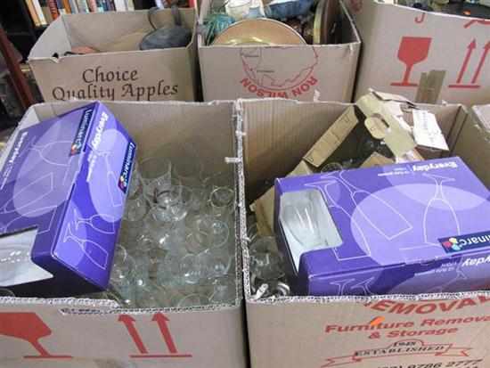 Appraisal: TWO BOXES OF ASSORTED GLASS WARE