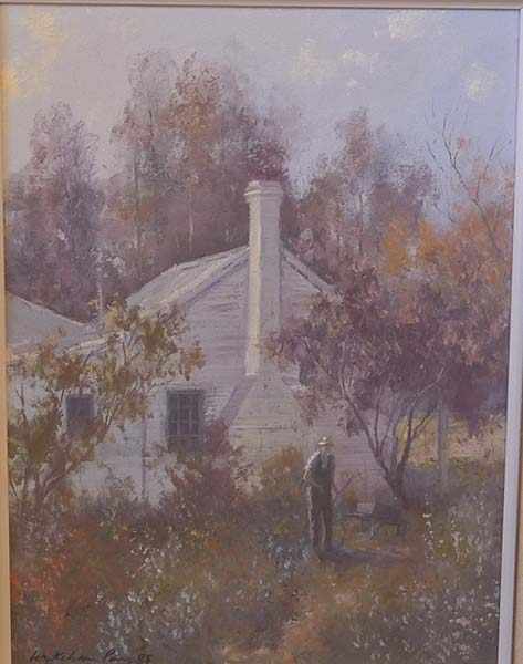 Appraisal: WHYKHAM PERRY IN THE COTTAGE GARDEN OIL ON BOARD