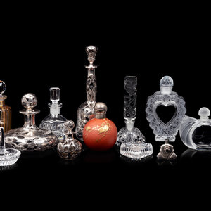 Appraisal: A Collection of Vintage Perfume Bottles together with a Baccarat