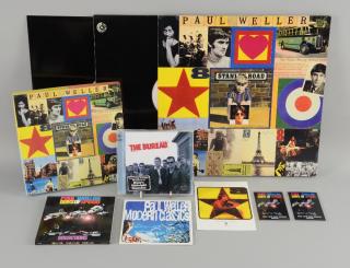 Appraisal: Paul Weller - Signed Stanley Road original inch singles box