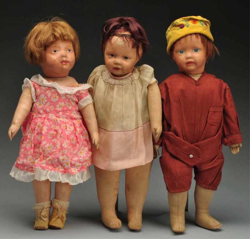 Appraisal: Lot of Kamkins Dolls Description All need cleaning and refurbishing