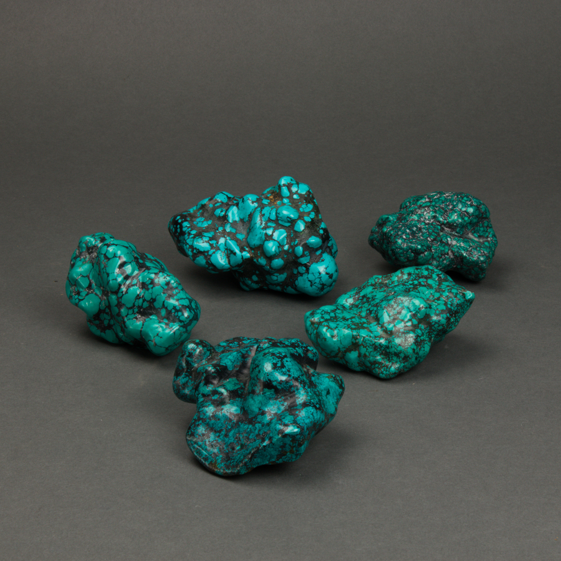 Appraisal: GROUP OF TURQUOISE SPECIMENS Group of turquoise specimens total weight