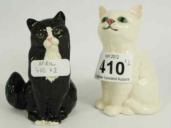 Appraisal: Beswick Cat and Doulton Black and White Cat both approx