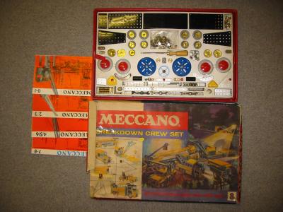 Appraisal: A Meccano Breakdown Crew Set No with yellow black blue