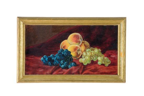 Appraisal: STILL LIFE American early th century oil on artist board