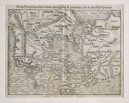 Appraisal: MAP MUNSTER S NOVA GRAECIA SECUNDUM OMES LIUS REGRONES HELLESPONTAMO