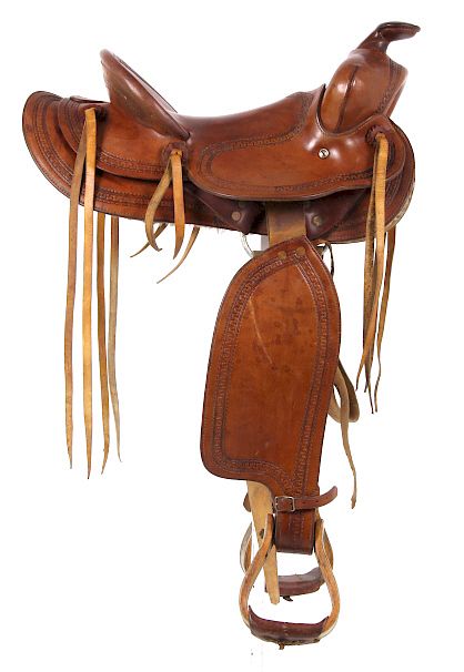 Appraisal: George Lawrence Hand Crafted Saddle Portland Ore is the year