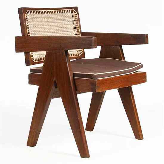 Appraisal: A Teak Conf rence Chair Pierre Jeanneret circa - having