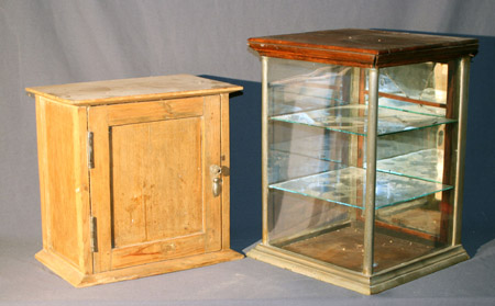 Appraisal: American Chrome Plated and Glass Store Counter-Top Display Cabinet and