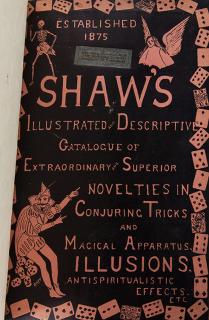 Appraisal: W H J Shaw Magic Catalog Chicago ca Pink pictorial