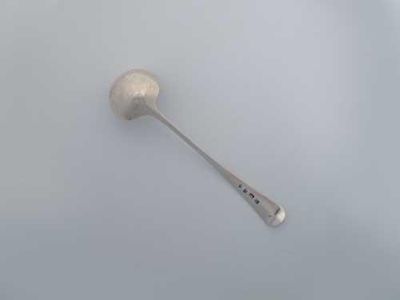 Appraisal: A rare George III Scottish provincial toddy ladle initialled M